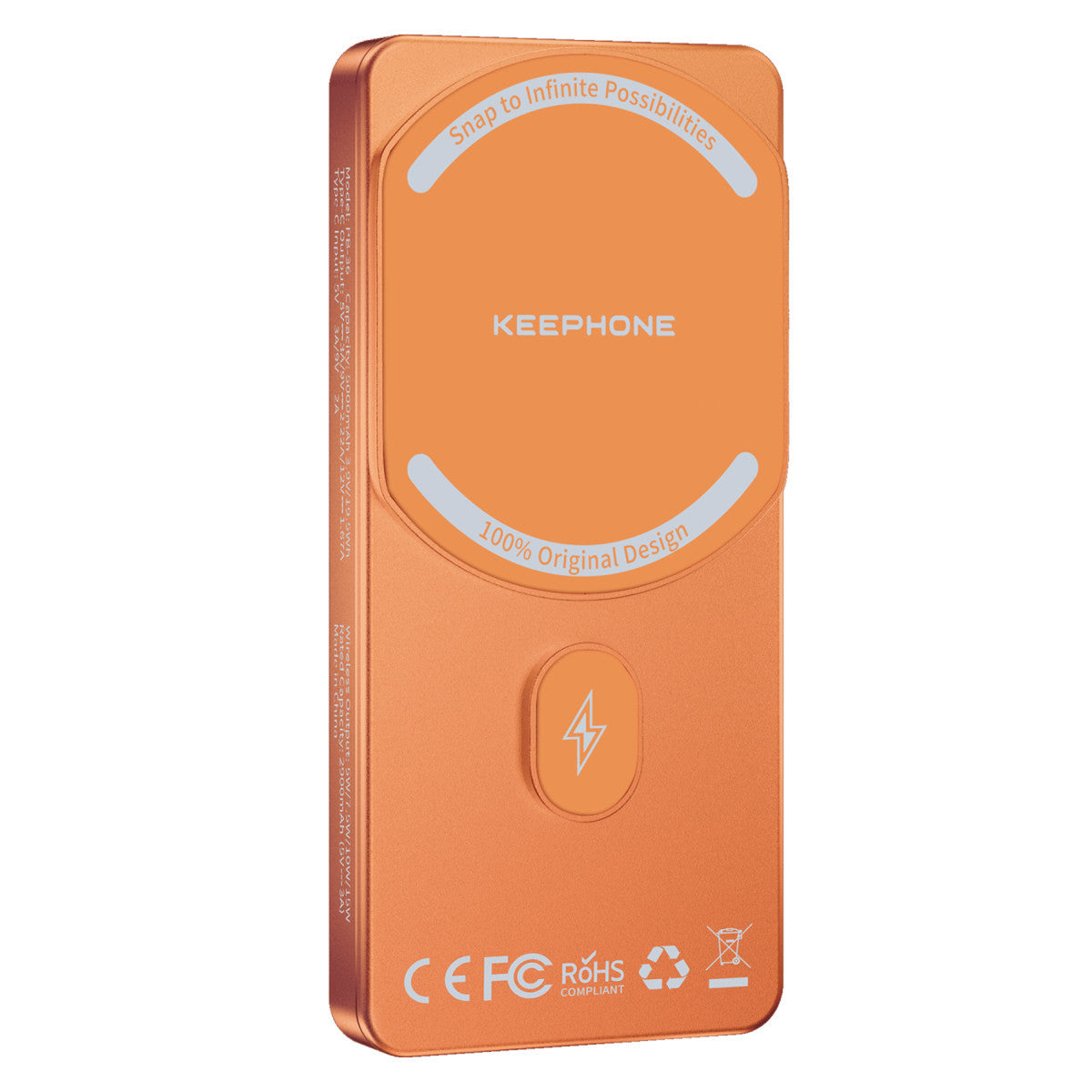 Keephone PB36 MagCube 5.000 mAh Type-C 20W PD Magsafe Destekli Powerbank